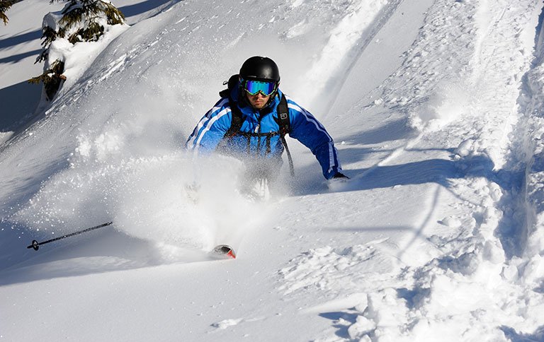 Skifahren im Gelände